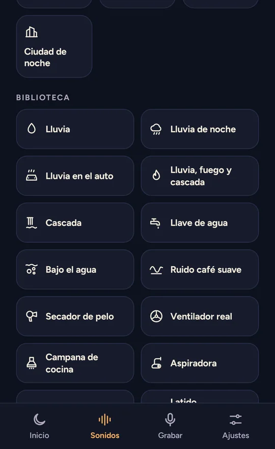 Biblioteca de sonidos de Sonito
